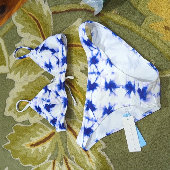 Cupshe Other - Blue Crush Tie Dye Bikini